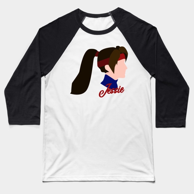 Jessie Rasberry Baseball T-Shirt by snitts